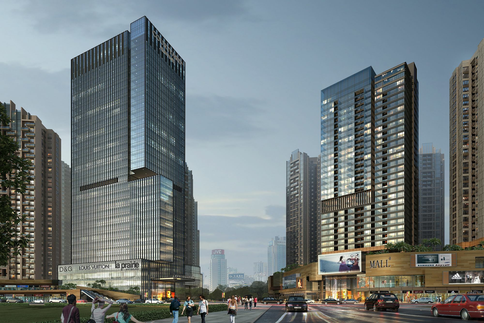 Hotel Courtyard By Marriott Shenzhen Bao'An Exterior foto